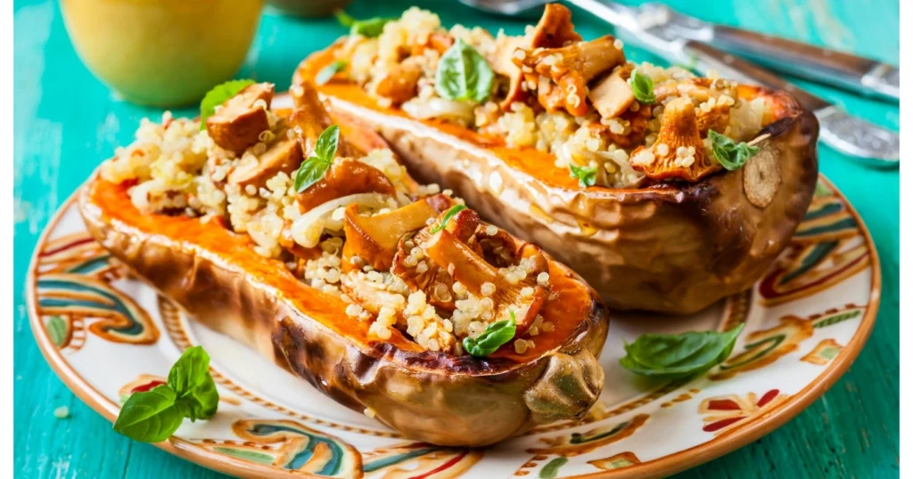 Butternut Kürbis Rezept – Ein leckeres Rezept für gerösteten Butternut Kürbis mit Gewürzen.