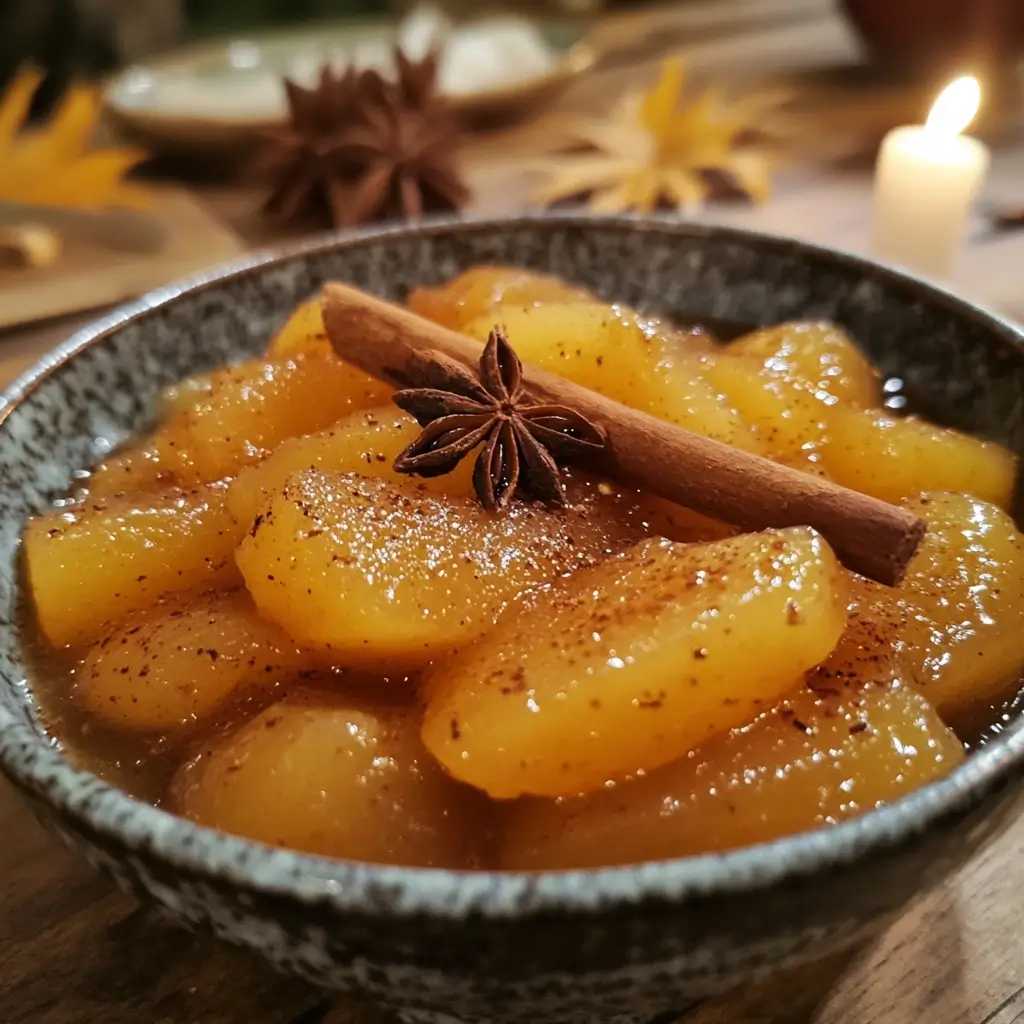 Geschnittene Quittenwürfel in einem Kochtopf, bereit für die Zubereitung einer traditionellen Quitten Rezepte Marmelade mit Zucker und Zitrone.