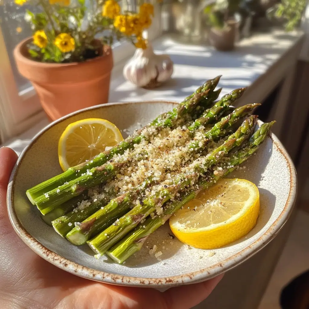 Frischer grüner Spargel auf dem Wochenmarkt – ideal für dein Rezept für grünen Spargel.