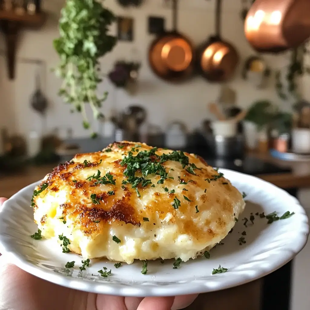 Ungebratene Kaspressknödel vorbereitet auf Backpapier zum Einfrieren
