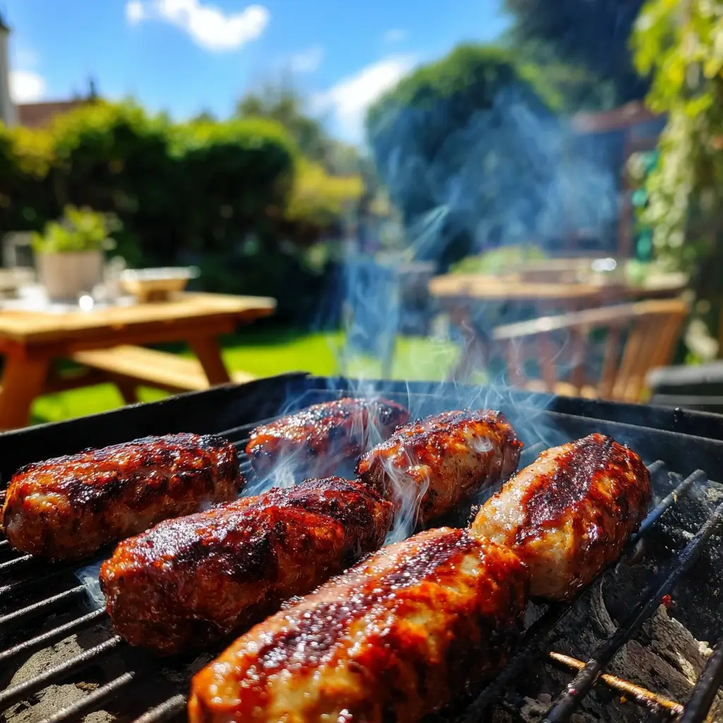 Cevapcici Rezept auf dem Holzkohlegrill mit knuspriger Kruste