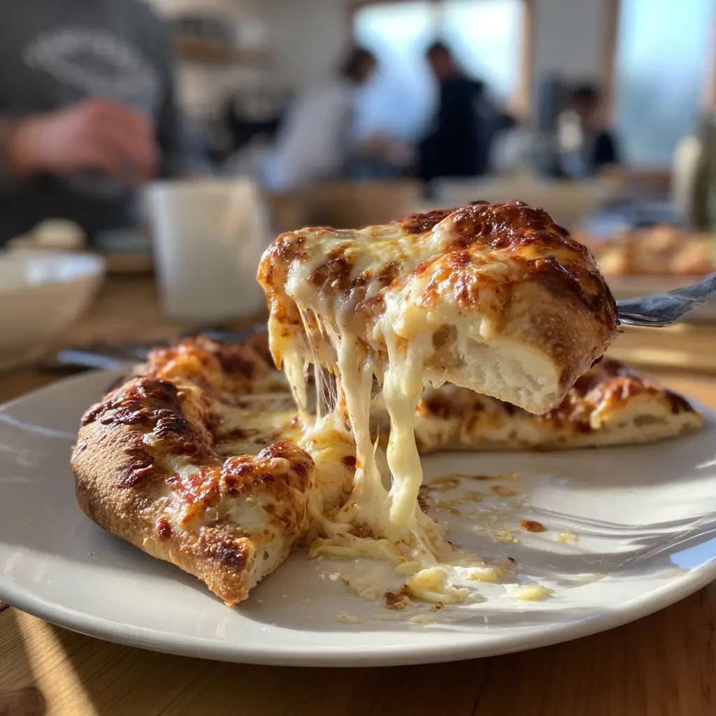 Pizza Teig Rezept Titelbild mit frischem Pizzateig