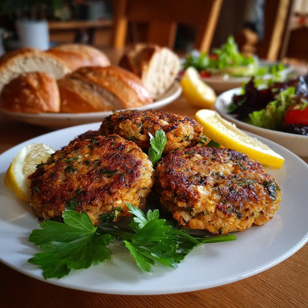 Vegane burger patties aus Linsen und Kichererbsen
