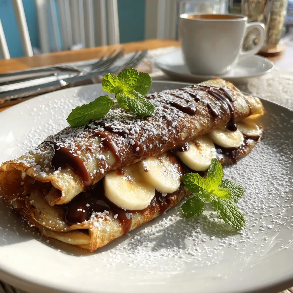 Pfannkuchen Rezept Einfach Familienfrühstück mit Kindern am Tisch