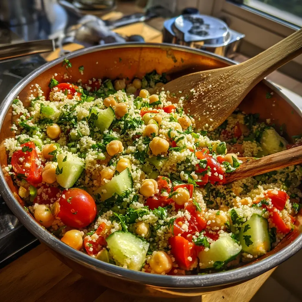 Süßer Couscous glutenfrei mit Milch, Honig und frischen Beeren