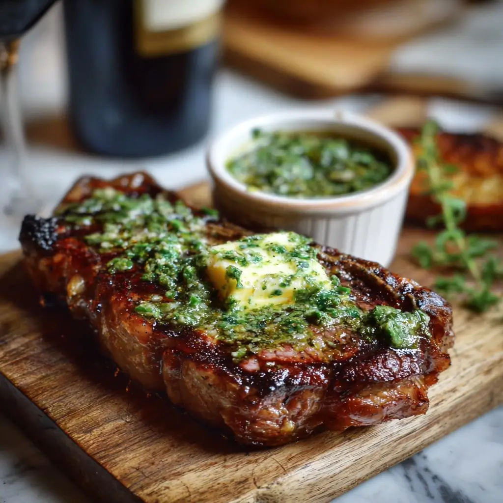 Porterhouse Steak auf dem Holzkohlegrill mit Flammen und Rauch