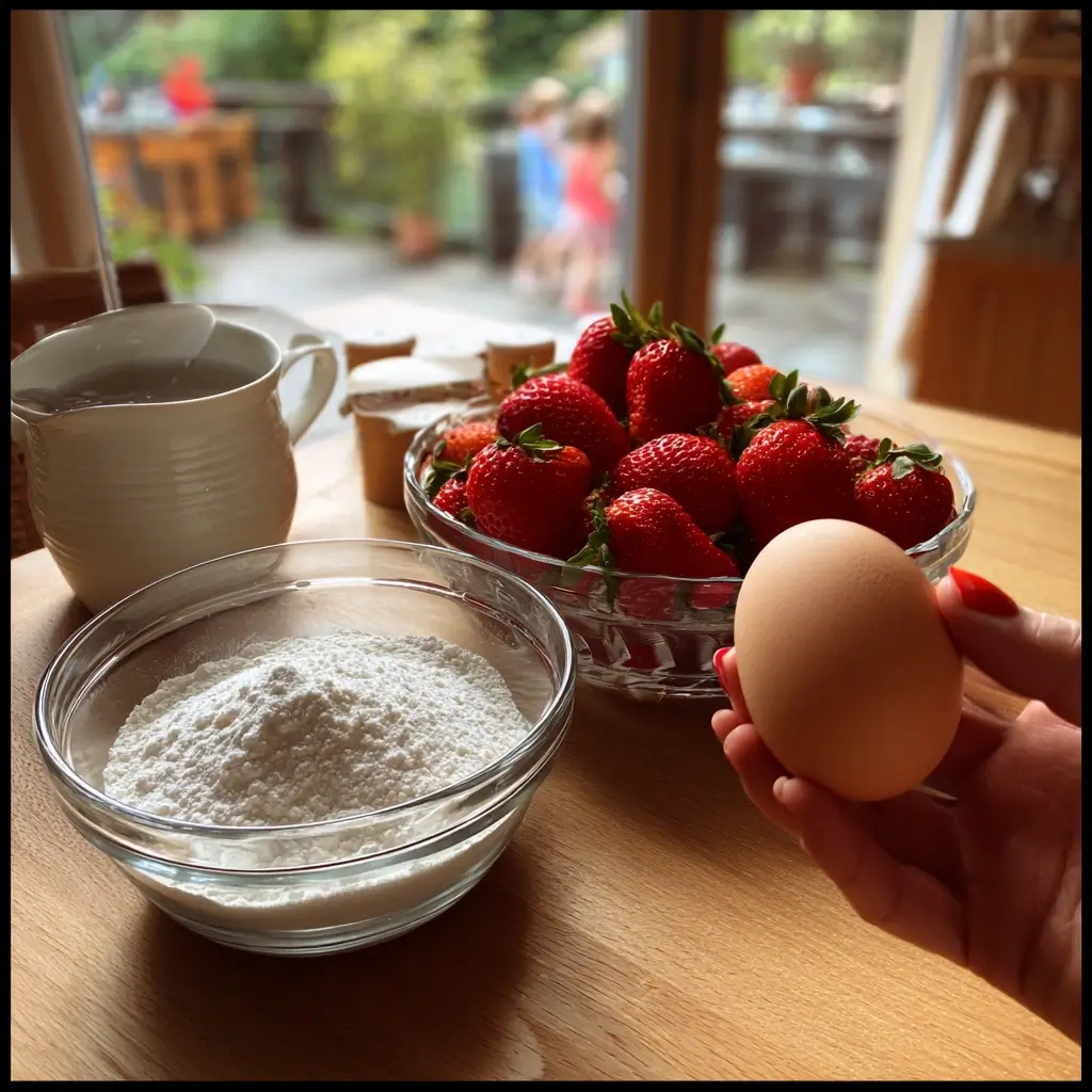 erdbeerkuchen rezept zutaten für biskuit pudding und erdbeeren