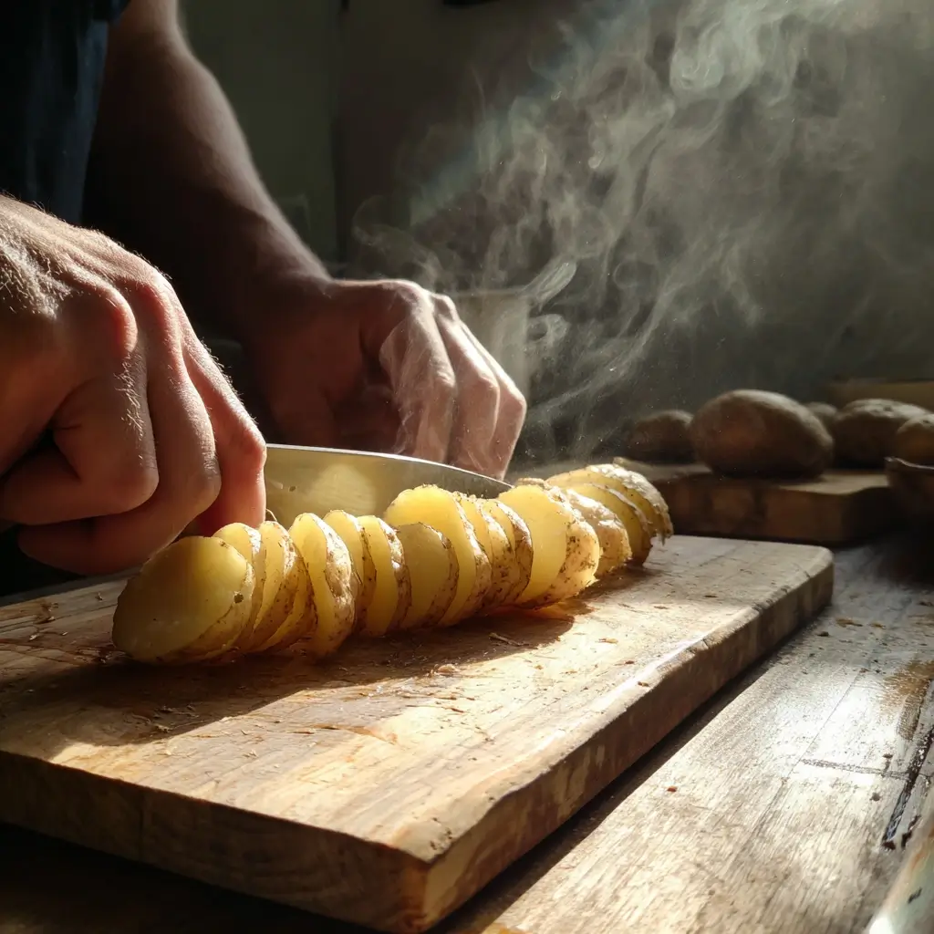 salat rezepte kartoffeln in scheiben schneiden für kartoffelsalat
