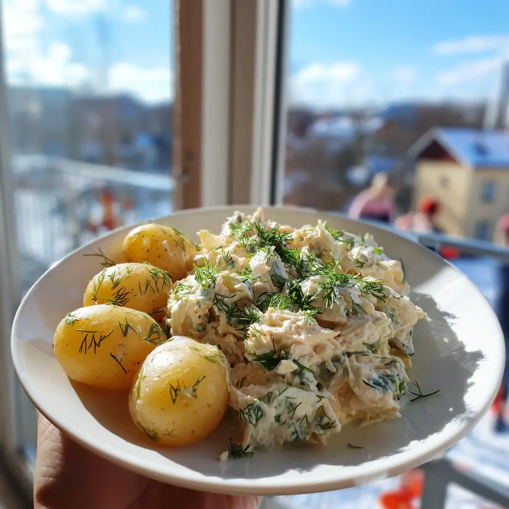 rezept für matjessalat zutaten vorsichtig vermengen schüssel
