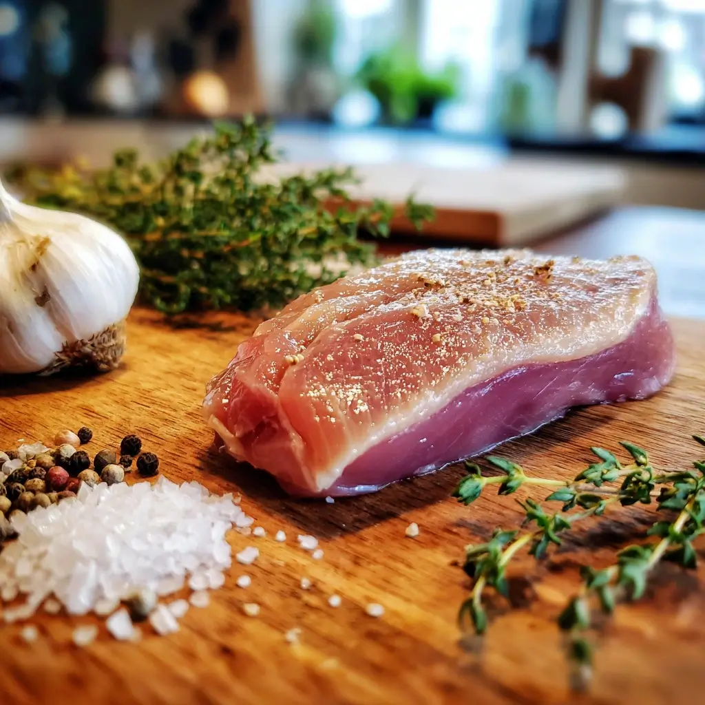 entenbrust rezept zutaten rohe entenbrust mit gewürzen