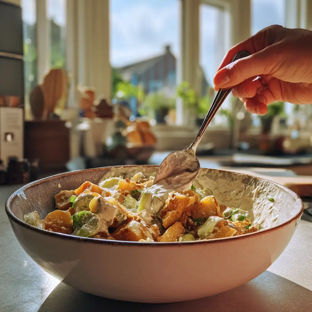 rezepte matjessalat zutaten vorsichtig vermengen frisch