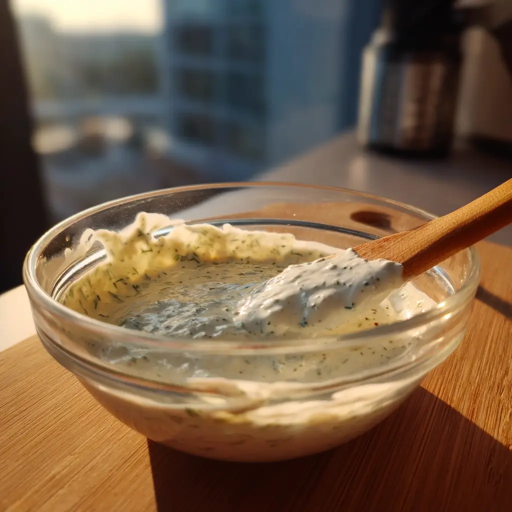 rezepte matjessalat cremige sauce mit joghurt und sahne